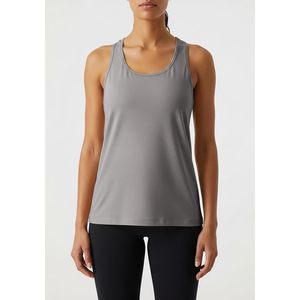 Womens Racer Back Tank <b>Tops</b> Regular Length Quick Dry Spandex Polyester Athletic Wear Multi Pack - Product Image 2