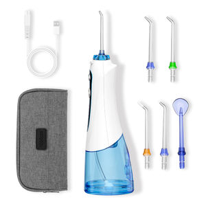 <span class=keywords><strong>Irrigador</strong></span> Bucal Eléctrico Inalámbrico Portátil H2ofloss HF-9P de 300 ml, Resistente al Agua IPX7, Limpiador <span class=keywords><strong>Dental</strong></span> - Product Image 1