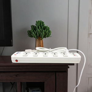 Système de rail électrique pour bureau à domicile, longueur personnalisée, prise électrique universelle réglable avec adaptateur USB - Product Image 1