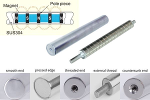 Thanh Nam Châm Neodymium Từ Tính Dài Vĩnh Cửu Mạnh Mẽ Vĩnh Viễn Loại Thực Phẩm 12000gs N52 Của Nhà Máy Trung Quốc Có Lỗ Ren - Product Image 4