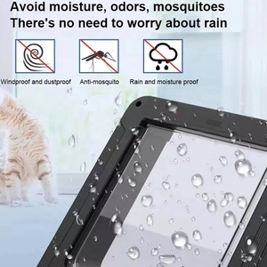 Porte automatique directionnelle pour chat <span class=keywords><strong>avec</strong></span> contrôle <span class=keywords><strong>électronique</strong></span> par puce d'identification animale - Product Image 3
