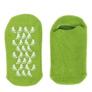 ถุงเท้าเจลซิลิโคนให้ความชุ่มชื้นเท้าสำหรับผู้หญิงถุงเท้าสปาและถุงมือนุ่มซ่อมแซม - Product Image 4