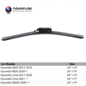 NOVOFLOW nuova tecnologia universale e multifunzionale tergicristallo lama <span class=keywords><strong>sostituzione</strong></span> gomma naturale ricarica - Product Image 5