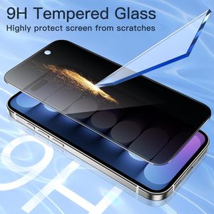 Protection d'écran en verre trempé anti-espion OEM 9H 2.5D avec logo personnalisé et design sur mesure pour iPhone 17 Pro Max, anti-traces de doigts - Product Image 4