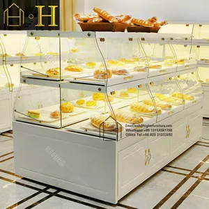 Présentoir à gâteaux personnalisé comptoir pâtisserie décoration intérieure présentoir à gâteaux