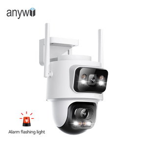 Dual Lens Dome Security <b>Camera</b> 4MP 10x Night Vision <b>WiFi</b> 2.4GHz Outdoor Solar Weatherproof CCTV - Product Image 1