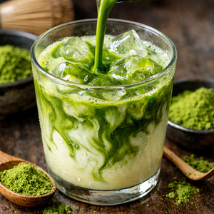 Poudre de Matcha Aromatisée en Gros OEM 100g en Boîte – Fraise, Vanille, Mangue, Thé Vert – Marque Privée - Product Image 2