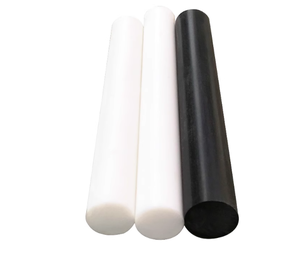 הנדסת בר פלסטיק עגול לבן ושחור - Product Image 1