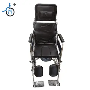 Rollstuhl mit hoher Rückenlehne Leichter tragbarer zusammen klappbarer manueller Rollstuhl mit Kommode
