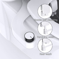 Nouvelle conception de bidet automatique à buse autonettoyante, pulvérisateur manuel pour bidet, achat de bidet pour toilettes, accessoire de toilettes pour lavage féminin à domicile