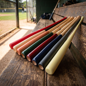 Bate de Béisbol Profesional de Madera de Arce Duradero de Fábrica, 32-34 Pulgadas, Perfil Estándar Personalizable, Extremo Abullonado o Plano, Logotipo Personalizado - Product Image 2