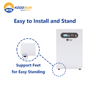 Koodsun 51,2 V 200AH Batería de litio de bajo voltaje con <span class=keywords><strong>rodillo</strong></span> y Smart BMS <span class=keywords><strong>Bluetooth</strong></span> WiFi App Control para uso residencial - Product Image 2