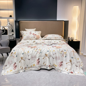 Großhandel Luxus 300tc Tröster Set 100% Lyocell haut freundliche Quilt Hot Sale Bettwäsche - Product Image 6