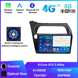 8 + 256G 1280*800 Pour Honda Civic 2006-2011 GPS Navigation CarPlay WIFI TMPS OBDII <span class=keywords><strong>DAB</strong></span> + Android <span class=keywords><strong>Autoradio</strong></span> - Product Image 4