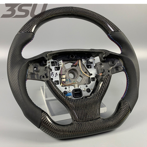 Volante Deportivo de Fibra de Carbono y Cuero para BMW Serie 3 y 6 F10 <span class=keywords><strong>2010</strong></span>, Estilo Universal para Interiores de Auto - Product Image 2