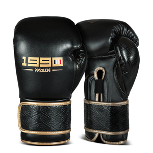 Gants de boxe durables en cuir de qualité professionnelle rembourrés en <span class=keywords><strong>crin</strong></span> de cheval gants de boxe Muay Thai de haute qualité sparring - Product Image 4