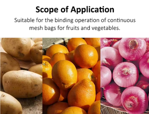 Máy đóng gói túi lưới cho trái cây và rau quả Công suất 40 túi/phút - Product Image 4
