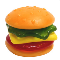 Golosina de Goma Suave Personalizada Sabor Fruta Dulce en Forma de Hamburguesa de 50g Tamaño Grande al por Mayor