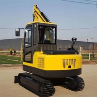 Mini Excavator Excavator Digger Dengan Hammer/thumb Bucket/log Grab Aksesoris Opsional