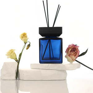 Sang Trọng Vuông Trang Trí Hương Thơm Khuếch Tán 50Ml 100Ml 150Ml 200Ml Rỗng <span class=keywords><strong>Reed</strong></span> Với Nắp Bằng Gỗ Vít Con Dấu 100% Tự Nhiên Tinh Dầu - Product Image 5