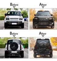 Kit carrosserie de haute qualité de style LUMMA pour Land Rover Defender Van L663 2021-2024 90/110, kit carrosserie large pour mise à niveau