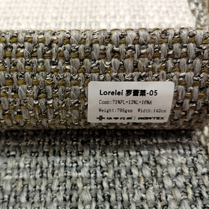 High End Woven Yarn Dyed Breathable Linen Fabric Polyester Blend Medium Weight Furniture <strong>Sofa</strong> Upholstery Textile Raw <strong>Material</strong> - Product Image 5