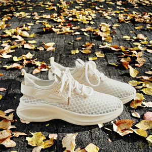 Zapatos para caminar de malla transpirable para mujer, zapatillas informales de suela suave, calzado de otoño con punta redonda - Product Image 3