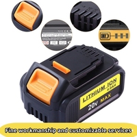 Batterie rechargeable au lithium de remplacement pour outils électriques Dewalt 20V 3000mah 4000mah 5000mah 6000mah