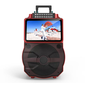 Enceinte de fête 500W de puissance crête, lecteur vidéo, woofer 10'', tweeter 2 pouces, import audio via clé USB - Product Image 1