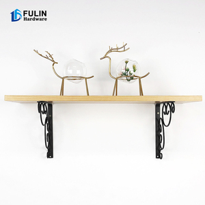 Soportes de pared de Metal <span class=keywords><strong>para</strong></span> interiores, soporte de estante colgante de pared de hierro <span class=keywords><strong>para</strong></span> jardín, soportes de pared decorativos - Product Image 3