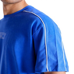 Camiseta de Hombre de Alta Calidad, 100% Algodón Tejido, Logotipo Personalizado en la Parte Delantera, Manga Corta, Diseño Liso, Tela Suave, Venta al Por Mayor - Product Image 4