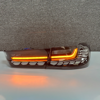 Feux arrière modifiés SJC Auto pour BMW Série 3 G20 G28 G80 GTS 2018-2021, ensemble de feux LED à effet écailles de dragon, clignotants dynamiques