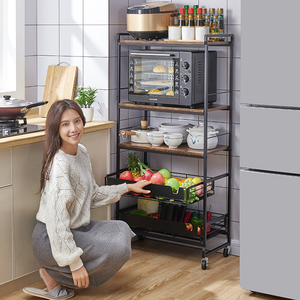 Étagère de rangement amovible en acier inoxydable à 5 niveaux pour four à micro-ondes, idéale pour la cuisine domestique – Vente en gros, excellente qualité - Product Image 2