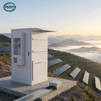 Armoire de stockage d'énergie industrielle intégrée avec protection incendie sécurisée, batterie au lithium ESS 125 kW 241 kWh avec surveillance PDU en temps réel