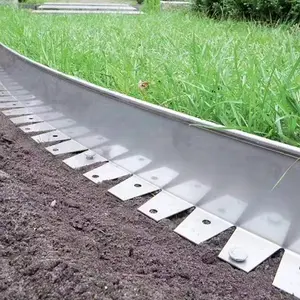 Easy Bending Aluminum Landscape Paver L Edging for Garden Grass & Stone