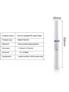 Cartucho de Filtro de Polipropileno Fundido de 20 Pulgadas, Filtro de Sedimentos de 5 Micras para Toda la <span class=keywords><strong>Casa</strong></span> - Product Image 6