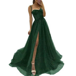 Drop Shipping 2025 Nouveau pour <span class=keywords><strong>Amazon</strong></span> Européen et Américain Sexy Side Slit <span class=keywords><strong>Robe</strong></span> <span class=keywords><strong>de</strong></span> <span class=keywords><strong>soirée</strong></span> avec paillettes Sangle <span class=keywords><strong>longue</strong></span> Fête d'anniversaire <span class=keywords><strong>Robe</strong></span> <span class=keywords><strong>de</strong></span> banquet - Product Image 3