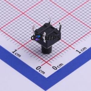 TS-1095-A9B3-D1 Tactile Switch Through hole Component (THT)-4P,6x6mm Switch Single Pole Single Throw Round Button 6mm 6mm - Product Image 2