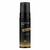 Mousse coiffante professionnelle légère pour hommes, tenue forte, texture naturelle, sans résidus, faible MOQ, logo personnalisé, usage en salon