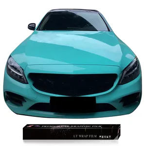 TPU Tiffany Air Bubble Free Infused color TPU PPF Car Body Glossy blue Car Colorful Paint Protective Film In Stock