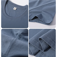 T-shirts en coton personnalisés DIY avec impression de votre propre logo, respirants, confortables, grandes tailles, unisexe