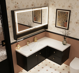 <span class=keywords><strong>Meuble</strong></span> <span class=keywords><strong>de</strong></span> <span class=keywords><strong>salle</strong></span> <span class=keywords><strong>de</strong></span> <span class=keywords><strong>bain</strong></span> en fibre <span class=keywords><strong>de</strong></span> carbone PVC <span class=keywords><strong>de</strong></span> fabrication chinoise en gros, design tendance avec lavabo en céramique, <span class=keywords><strong>ensemble</strong></span> <span class=keywords><strong>de</strong></span> meubles d'hôtel - Product Image 1