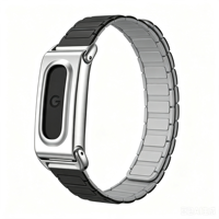 Bracelet de remplacement en silicone souple et étanche pour Fitbit Air Fitness Tracker, bracelet de montre en silicone magnétique à libération rapide
