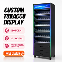 Fabricant en gros OEM & ODM – Vitrine d'exposition personnalisée en acrylique pour tabac et cigarettes – Présentoir de type cabine