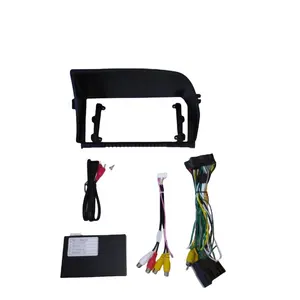 Car Radio Frame For Mercedes Benz S Class W221 9 inch Stereo Panel Wire Harness Power Cable Adapter Canbus Decoder