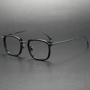 CS-MORNING monture <span class=keywords><strong>optique</strong></span> en titane pur, lunettes de bonne qualité pour hommes et femmes, montures 2023 - Product Image 5