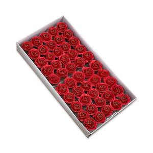Bouquet de fleurs de savon fait main à tête de fleur de Rose <span class=keywords><strong>Chanson</strong></span> noir et or pour décoration de bureau de cadeau d'anniversaire de mariage - Product Image 6
