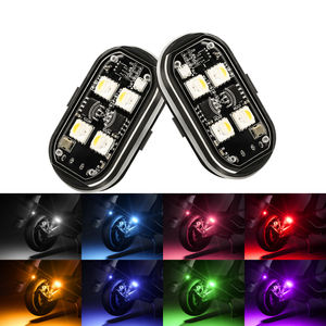 Luces Decorativas Inalámbricas con Control Remoto, Luces Intermitentes RGB de 12 V y 10 W para Automóviles y Motocicletas - Product Image 2