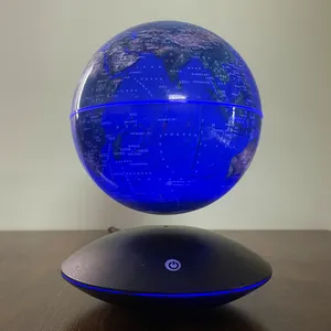 Manyetik Levitating küre yüzen kablosuz LED ışık küre yaratıcı ve Modern ev dekorasyonu iş hediye yüksek sınıf hediye