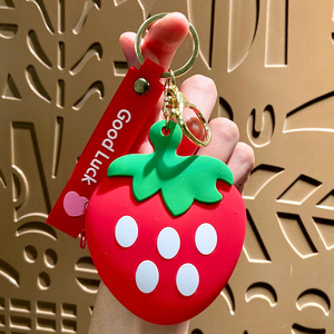 Porte-monnaie en silicone mignon en forme de sucette, porte-clés porte-bonheur, mini sac à fermeture éclair pour écouteurs pour enfants, <span class=keywords><strong>portefeuille</strong></span> décontracté quotidien - Product Image 4